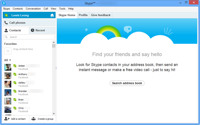 connecting multiple accounts skype for business