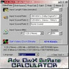 Advanced DivX bitrate calculator 1.95