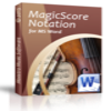 MagicScore Notation For MS Word 8.002