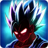 Saiyan Goku fighting: Dragon Fight Shadow varies-with-device