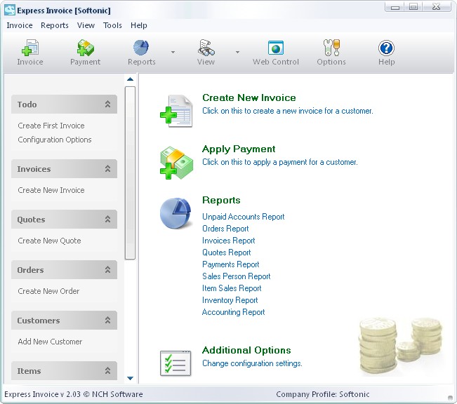 express invoice free software