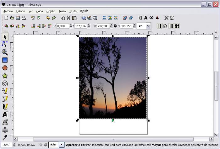 inkscape software size