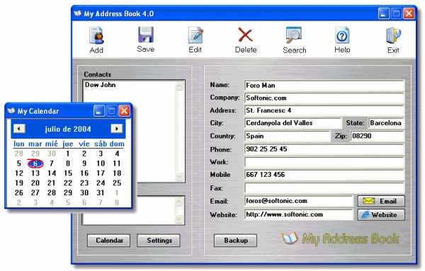 free mailing address book software