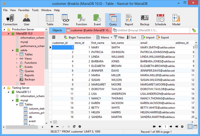 Mariadb gui