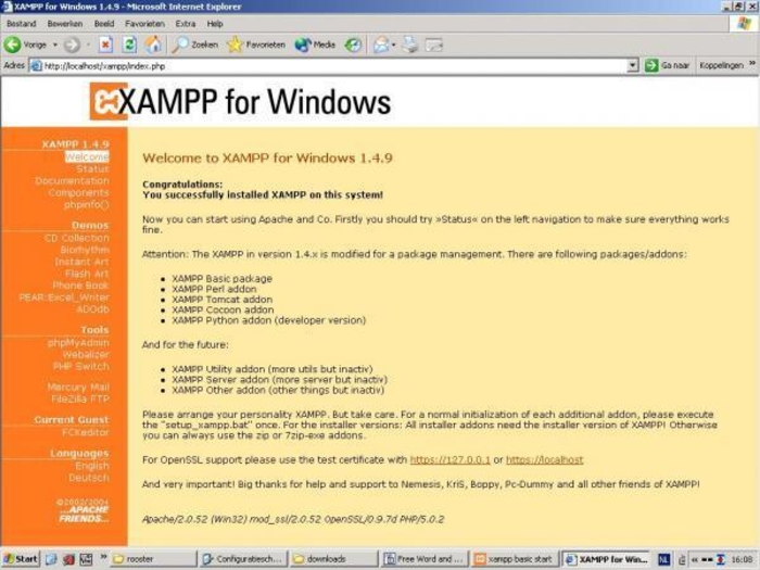 xampp for windows